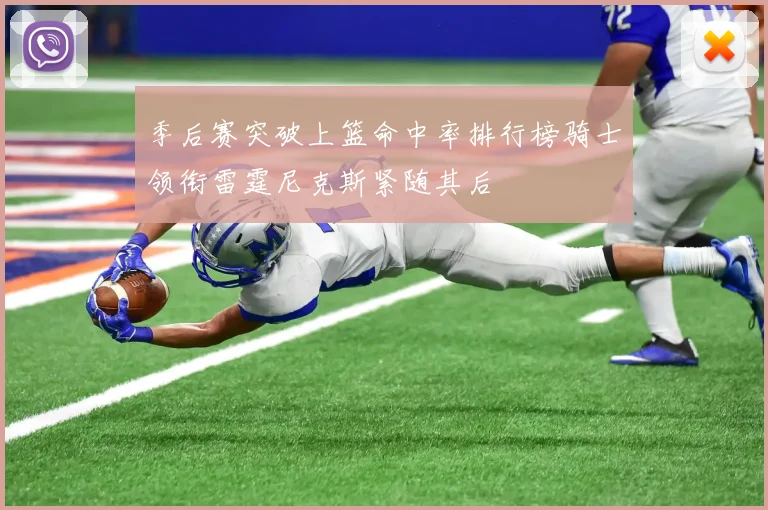 季后赛突破上篮命中率排行榜骑士领衔雷霆尼克斯紧随其后